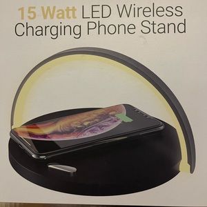 15 Watt LED Wireless Charging Phone Stand
